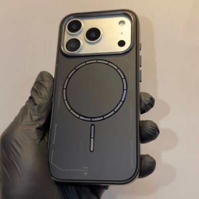 Metallic Textured Case Black (S.No.- MTCBL17P)