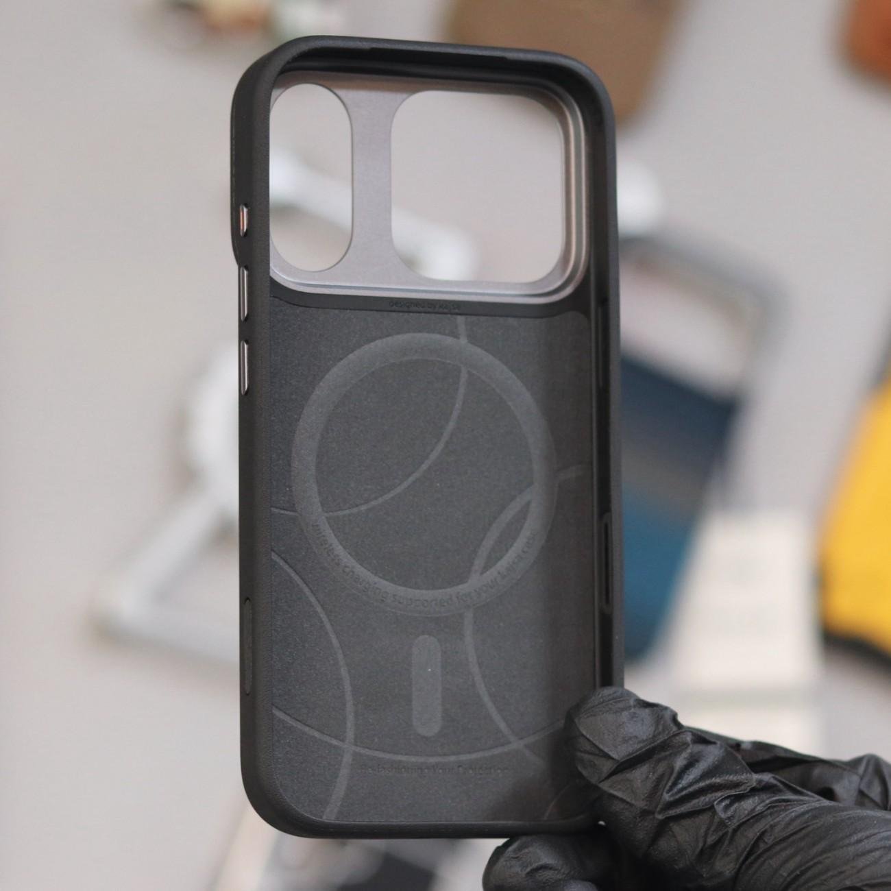 Kajsa Briquette Collection - Rhombus Back Case Black (S.No. KBCRBCB-17ProMax) - Image 4