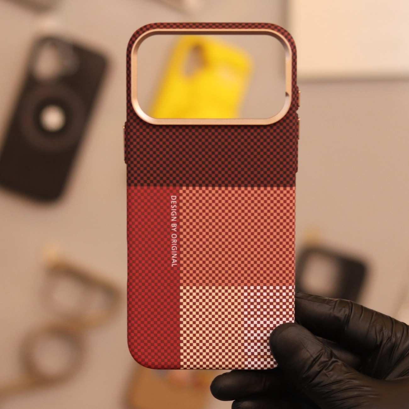 Amroid Nano Fiber Case-iPhone 17 Pro Max (S.No. RWB04)