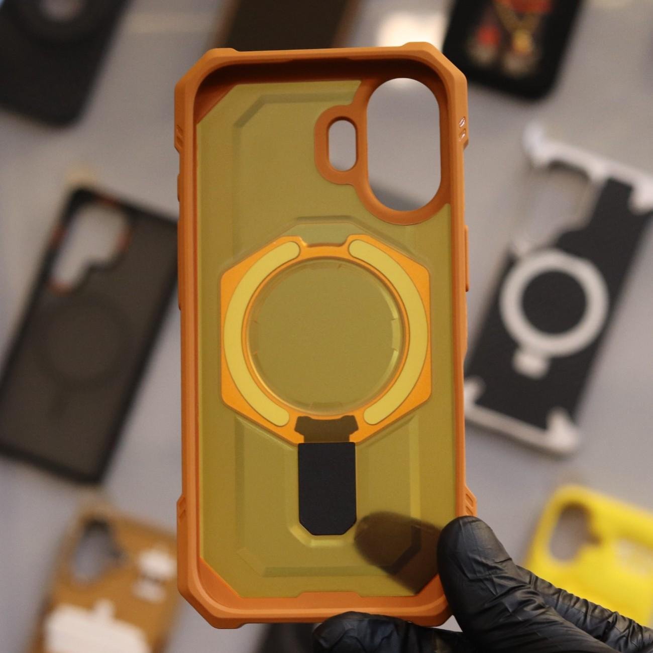 Armour Case With Magsafe Stand Orange (S.No. ACMSO-17) - Image 2