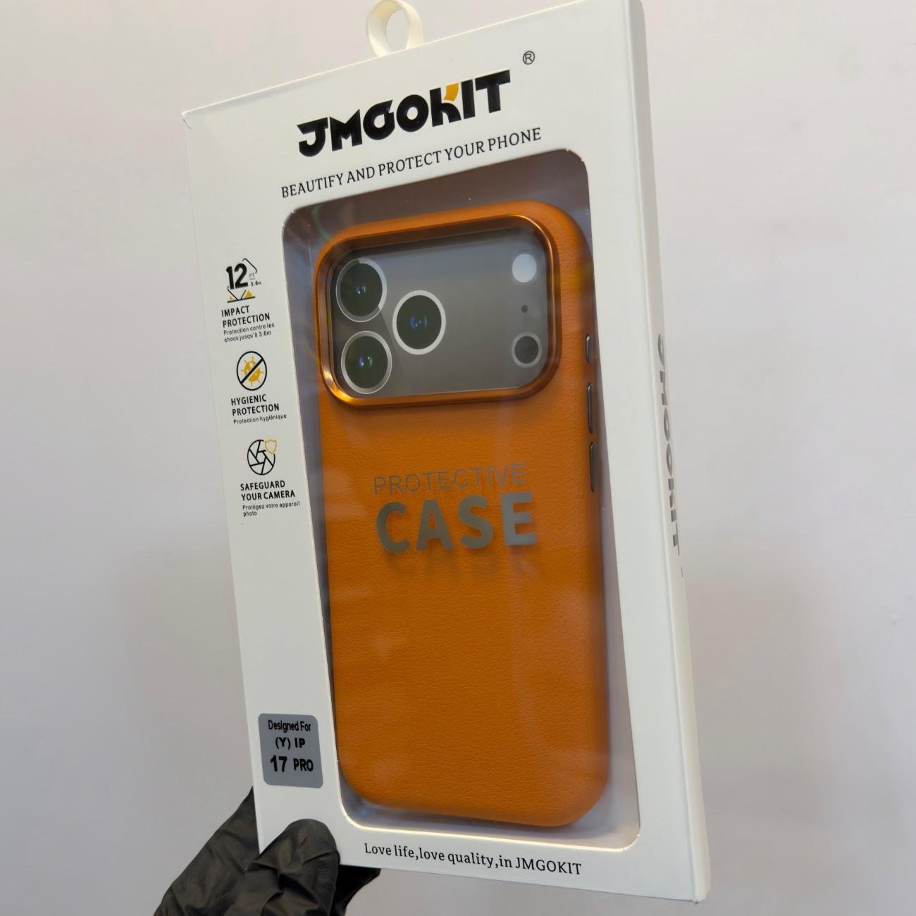 Jmookit Leather Textured Case Black (S.No. JLTC-17PMB) - Image 4