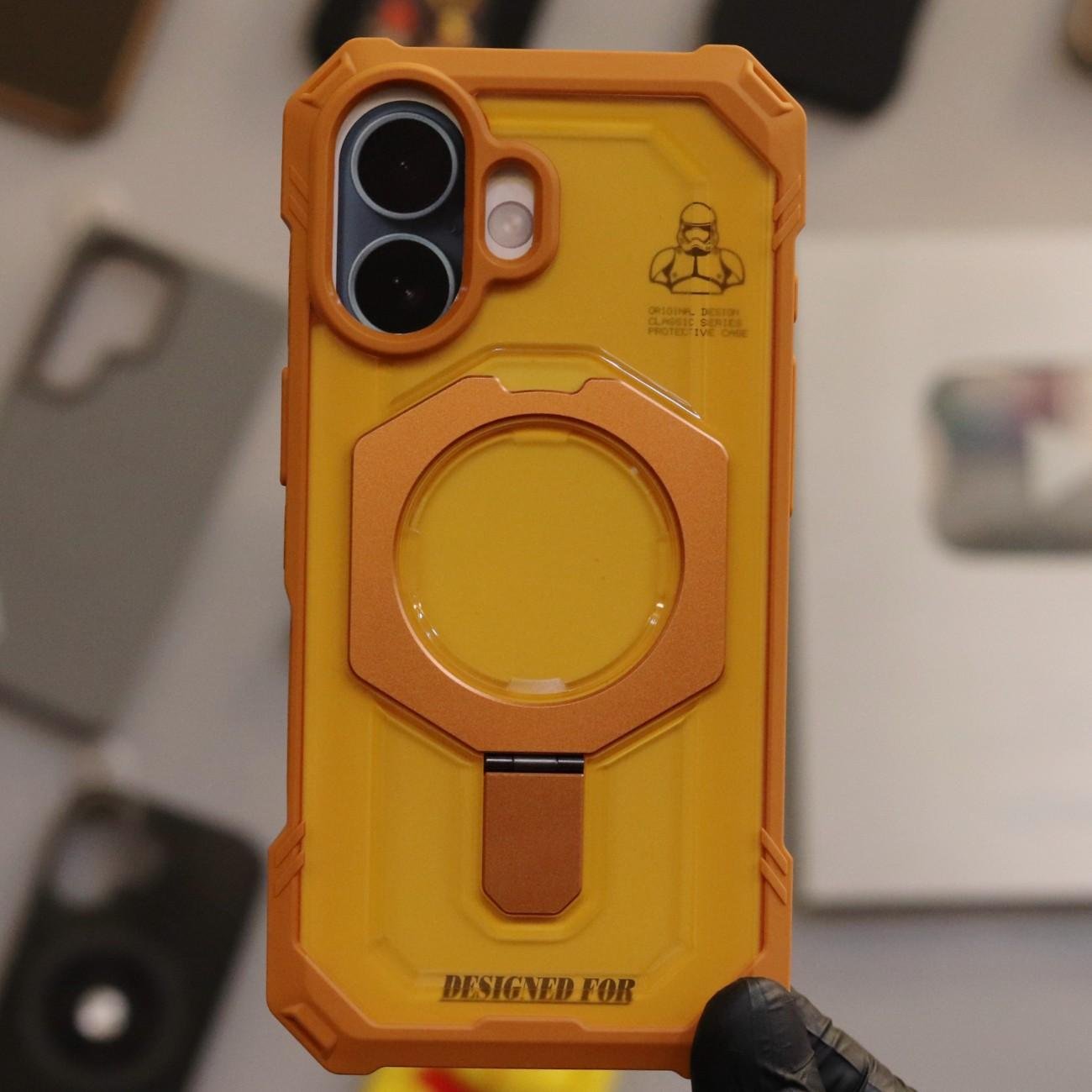 Armour Case With Magsafe Stand Orange (S.No. ACMSO-17)