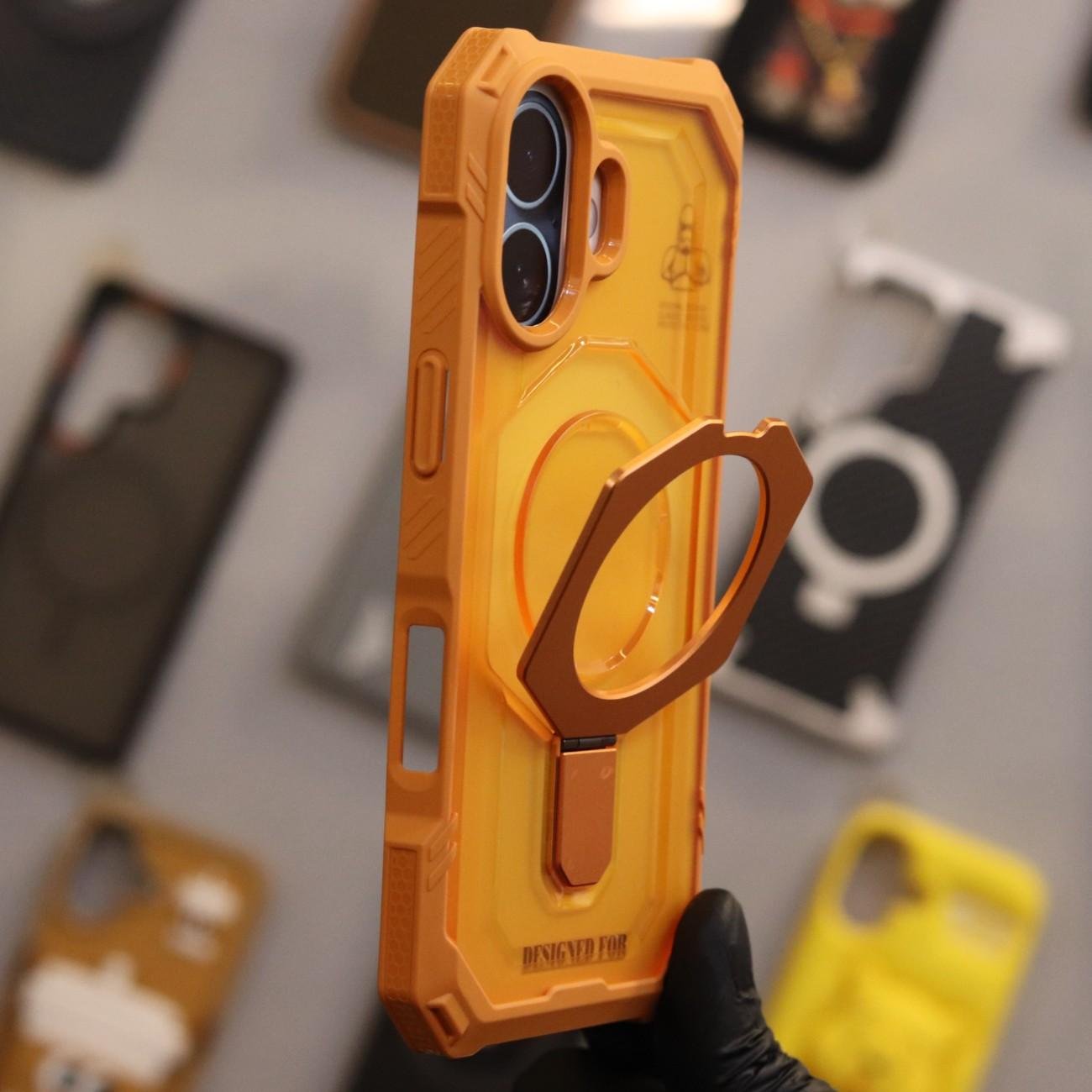 Armour Case With Magsafe Stand Orange (S.No. ACMSO-17) - Image 3