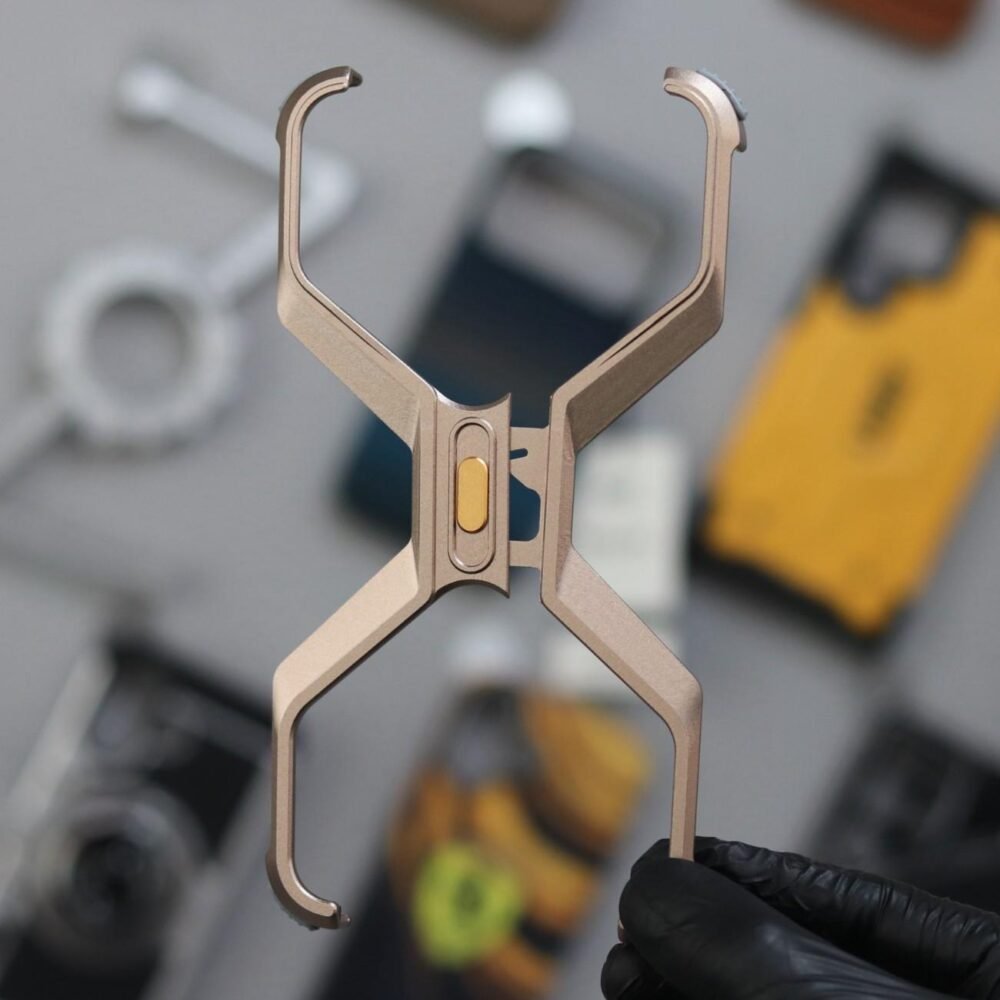 X Shape Metal With Button Desert (S.No. XSMBD-16Pro) - MobiiCare