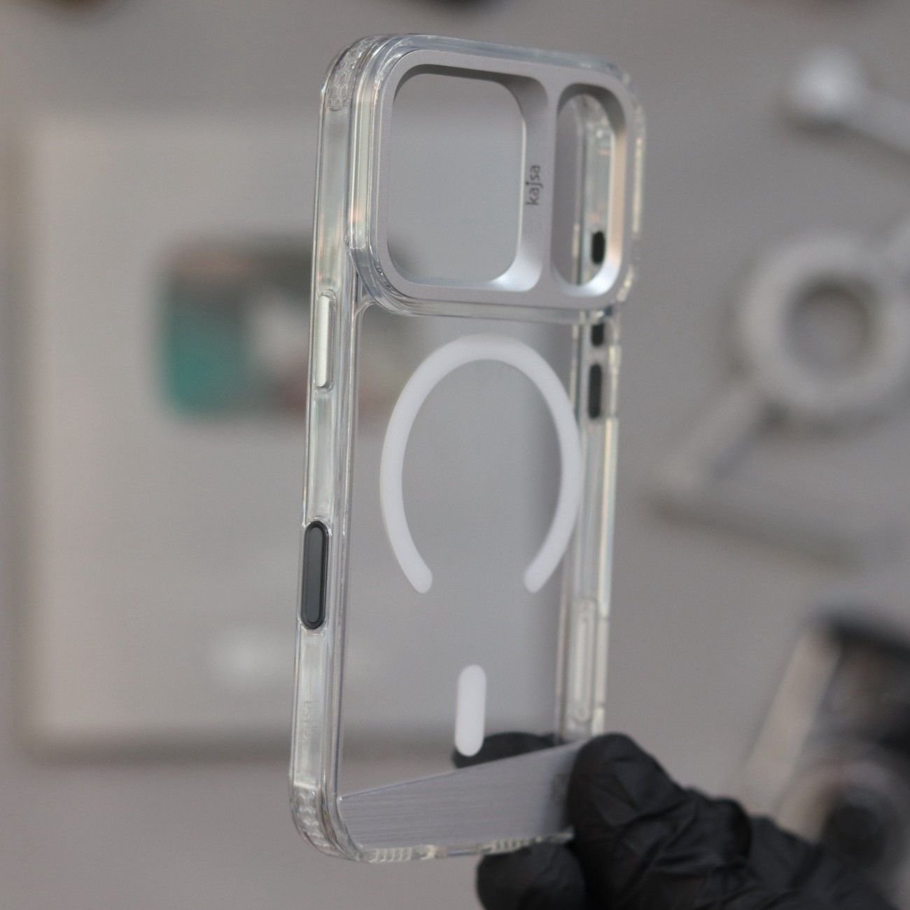 Kajsa Trans-Shield Collection - Aluminium Back Silver (S.No. TSCABS-17Pro) - Image 3