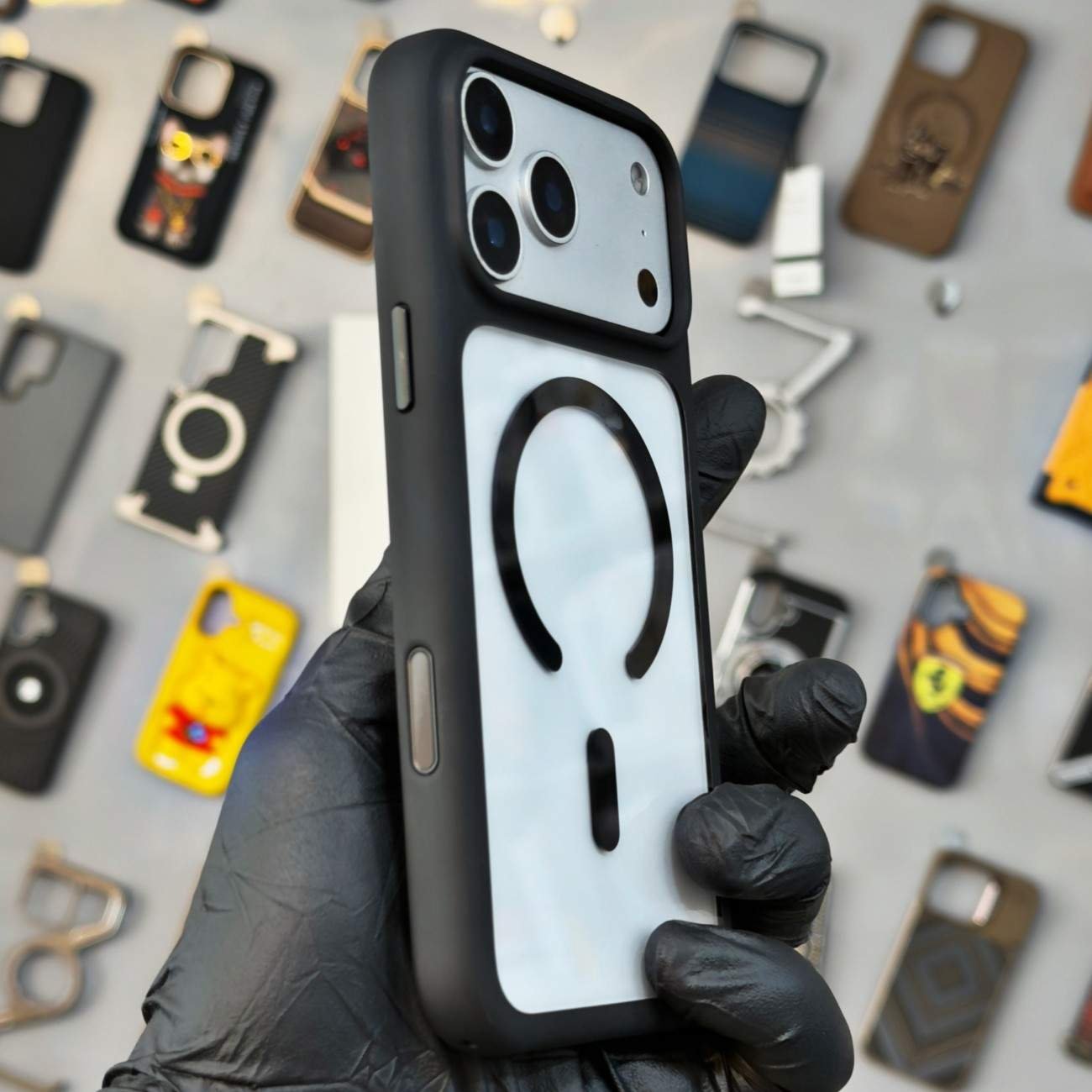 Kadi Ou Shock Absorbing Case- Black (S.No. KOSAG-17PMB) - Image 4