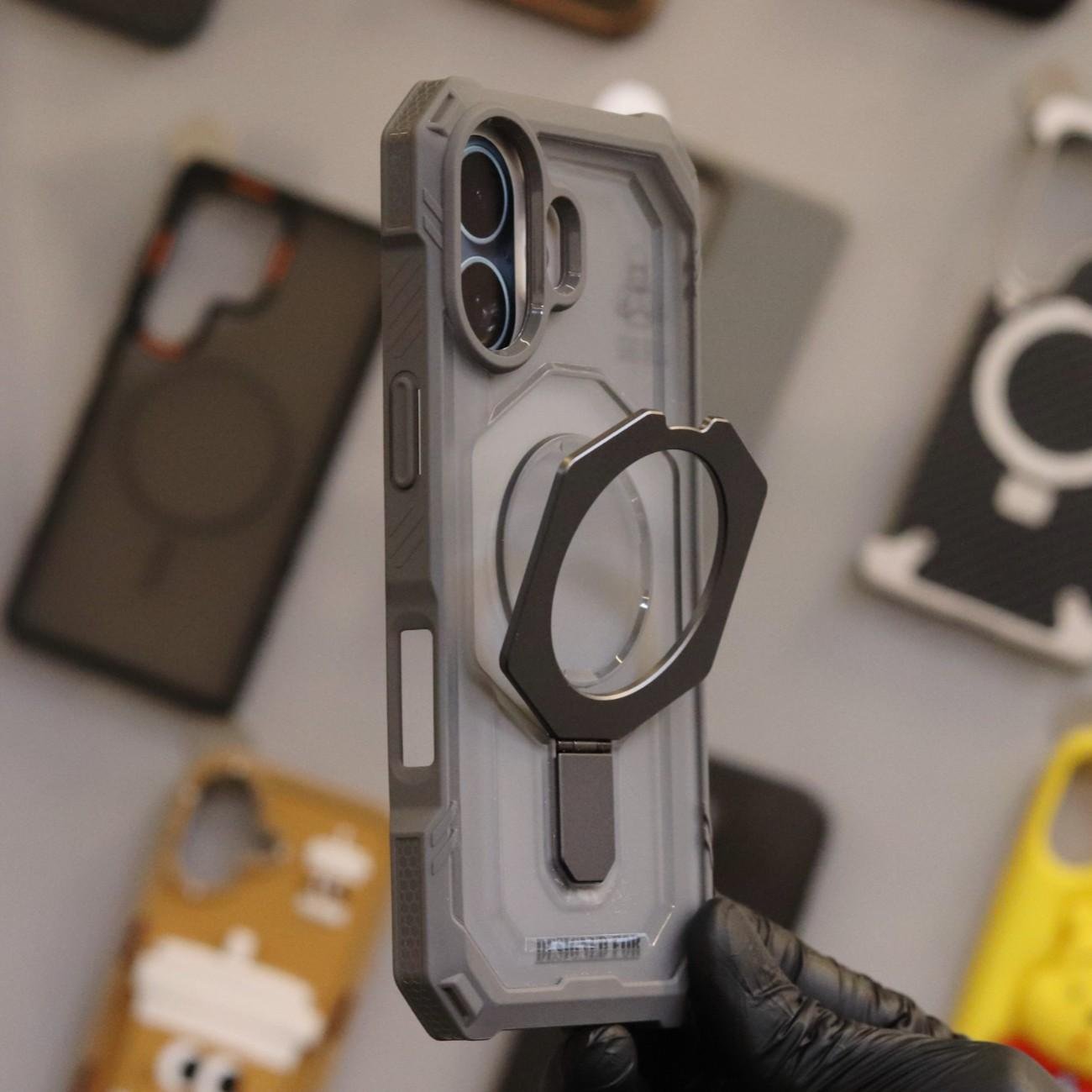 Armour Case With Magsafe Stand Grey (S.No. ACMSG-17) - Image 2