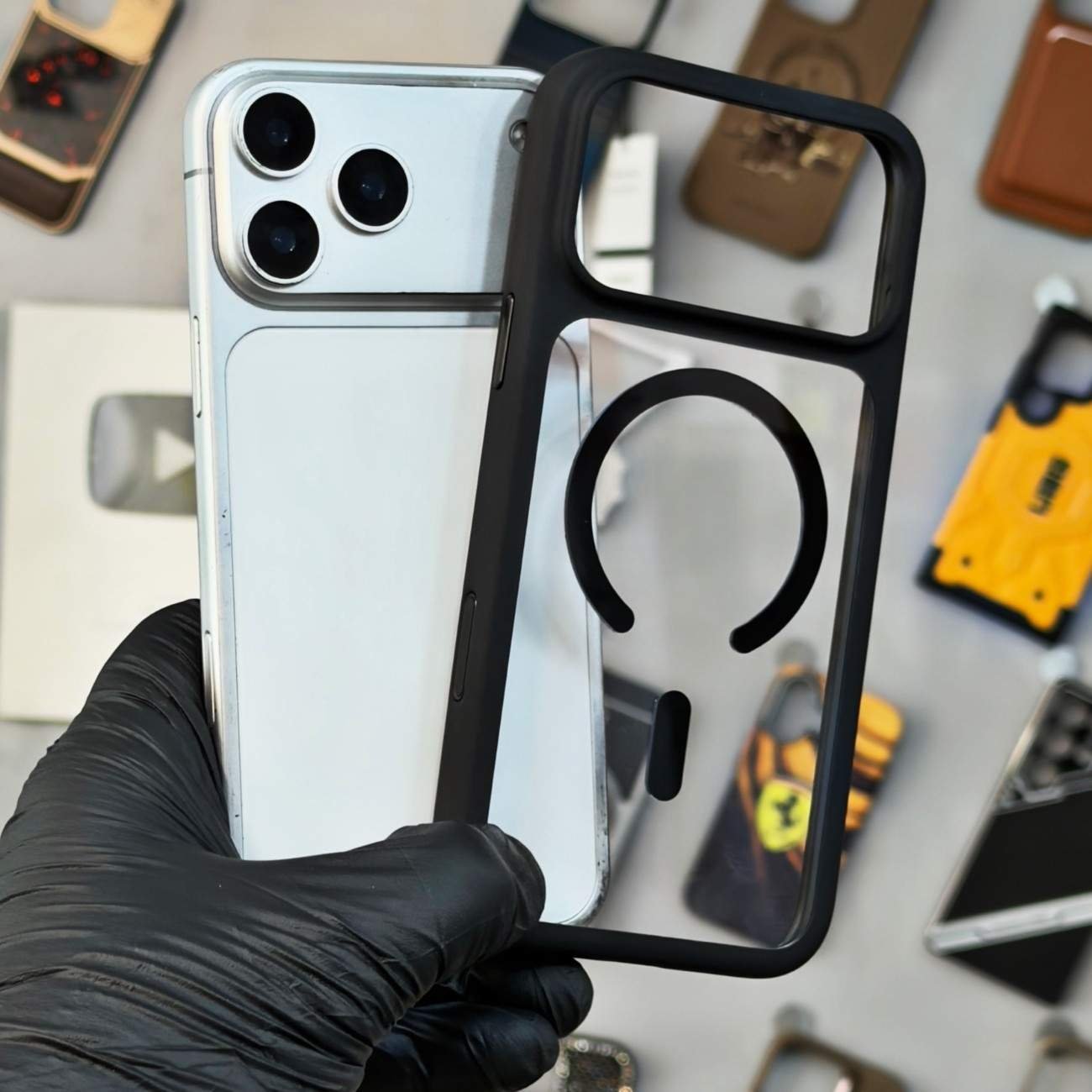 Kadi Ou Shock Absorbing Case- Black (S.No. KOSAG-17PMB) - Image 3