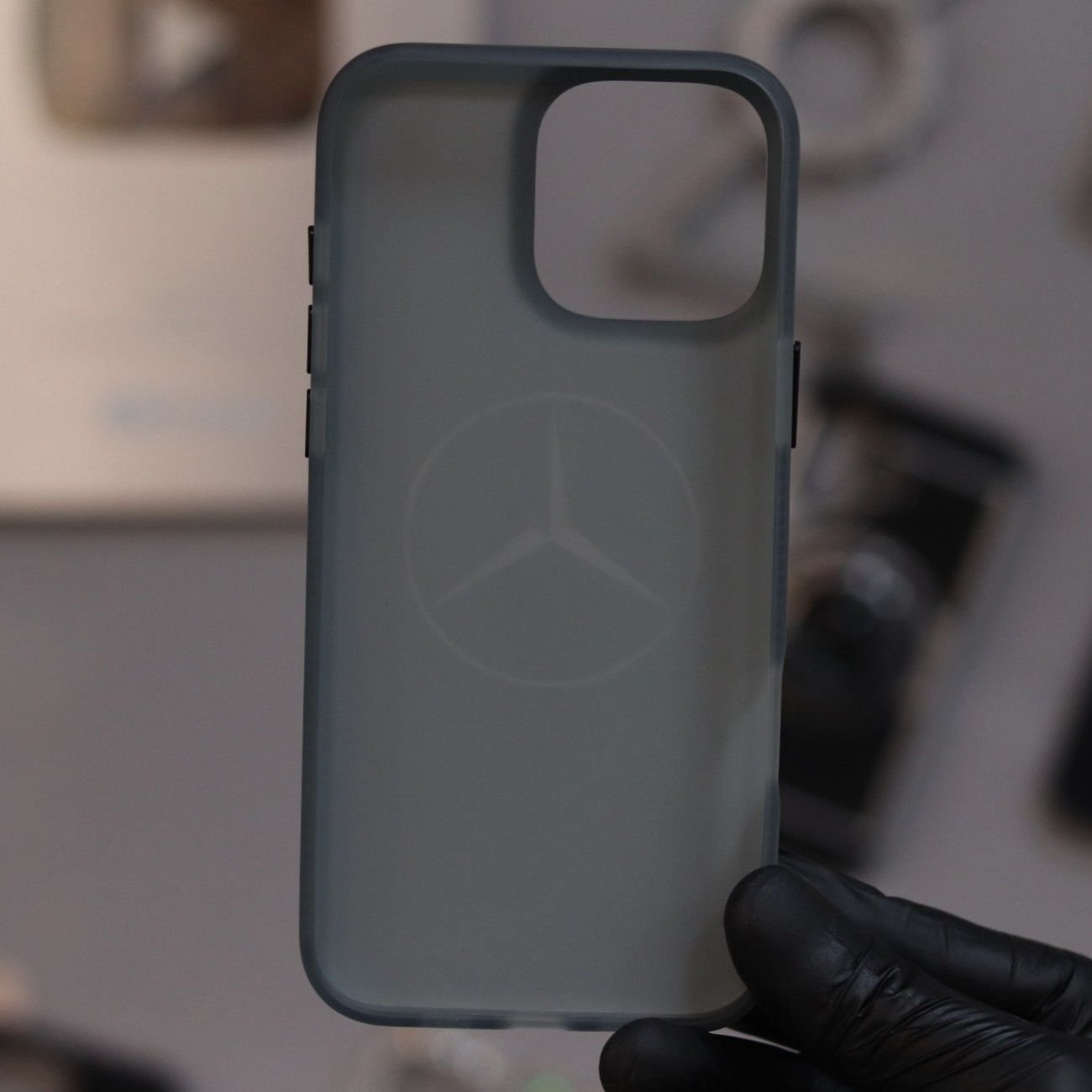 Motosport With Metal Logo AMG-Purple-iPhone 16 Pro Max - Image 2