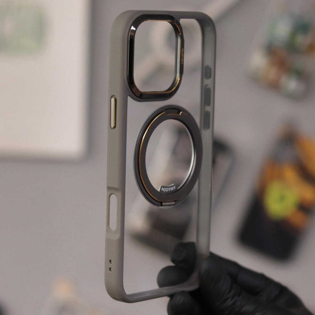 NY Magsafe Stand Case-Natural T-iPhone 16 Pro Max - Image 4