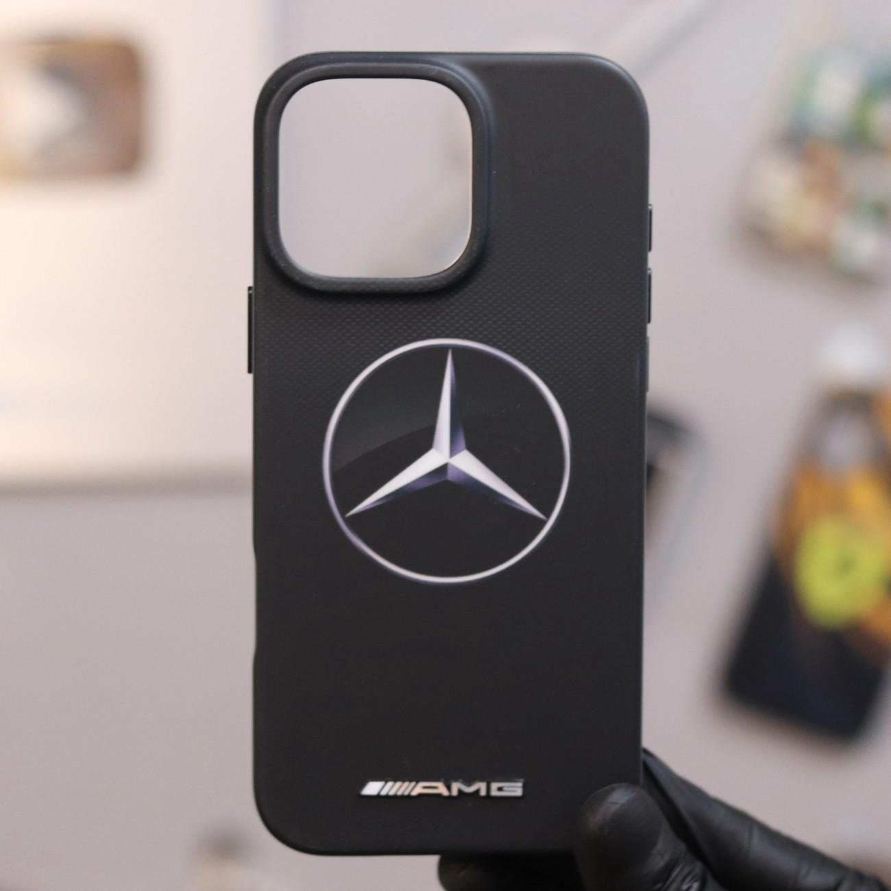 Motosport With Metal Logo AMG-Black-iPhone 16 Pro Max