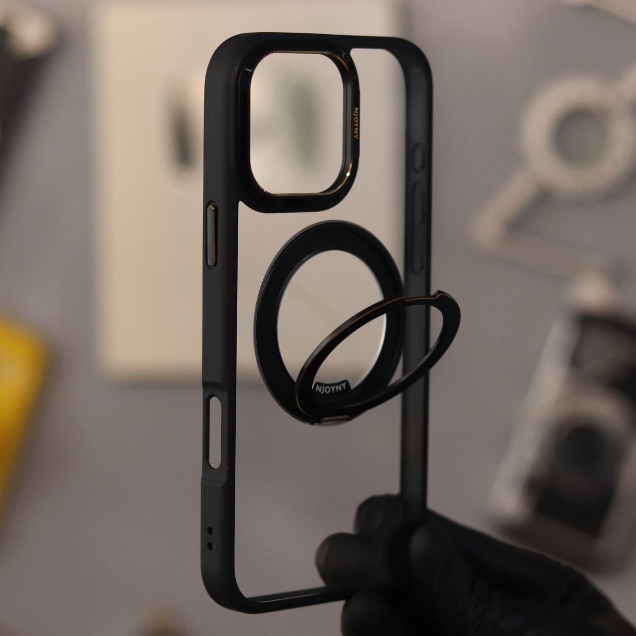 NY Magsafe Stand Case-Natural T-iPhone 16 Pro Max - Image 2