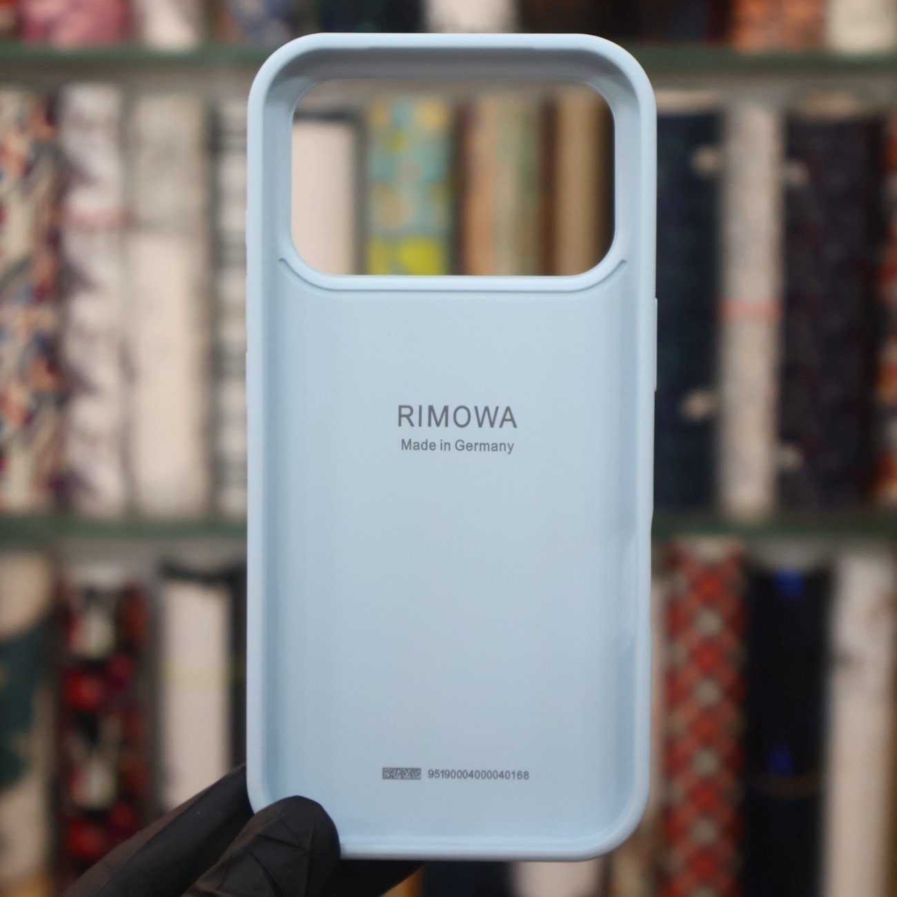 RIMOWA Premium Protection Case With Groove Design-Sky Blue-iPhone 17 Pro Max/18 Pro Max - Image 6